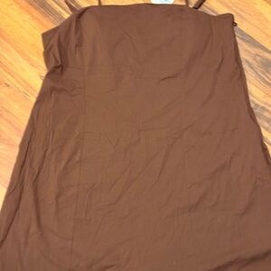 Abercrombie & Fitch Chocolate Brown Dress Skirt XXLT Tall new NWT summer